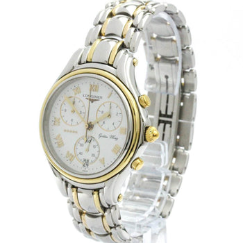 Longines Goldern Wing Chronograph Gold Plated Steel Watch L3.610.5 Bf578757