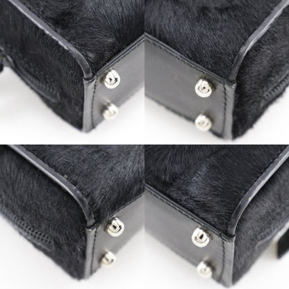 Gucci Old Gucci Tote Bag 000.2296.0528 Pony Black A5 Double
