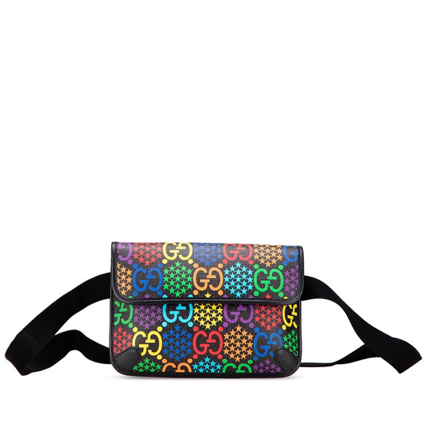 Gucci Gg Psychedelic Body Bag/Waist Bag 598113 Multicolor Leather