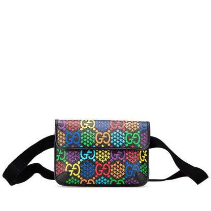 Gucci Gg Psychedelic Body Bag/Waist Bag 598113 Multicolor Leather
