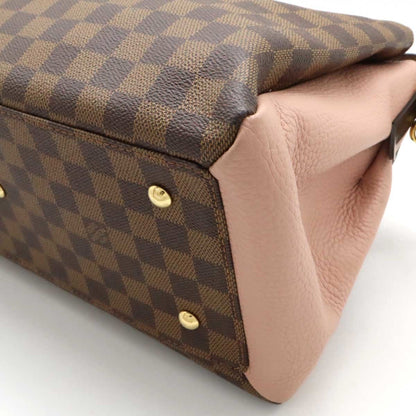 Louis Vuitton Damier Normandy Handbag Shoulder Bag Brown Magnolia Pink N41488