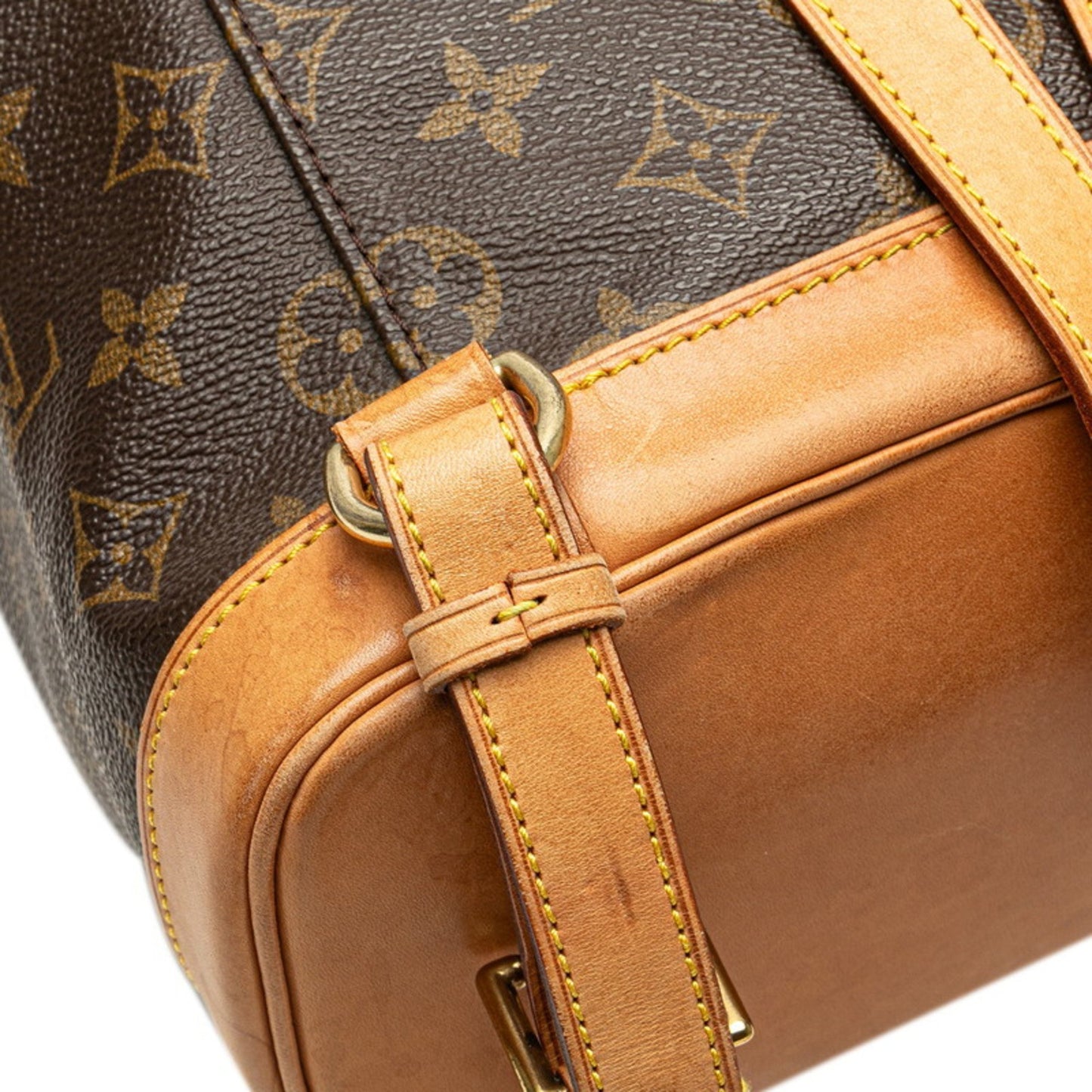 Louis Vuitton Monogram Montsouris Mm Backpack M51136 Brown Leather