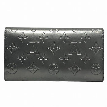 Louis Vuitton Monogram Matte Porte Tresor International M65102 Noir Tri-Fold Wallet