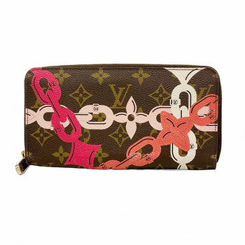 Louis Vuitton Monogram Bay Zippy Wallet M41905 Brown
