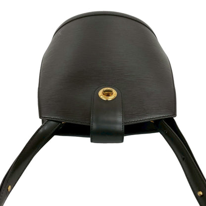 Louis Vuitton Cluny Epi Leather Turnlock Shoulder Bag In Noir