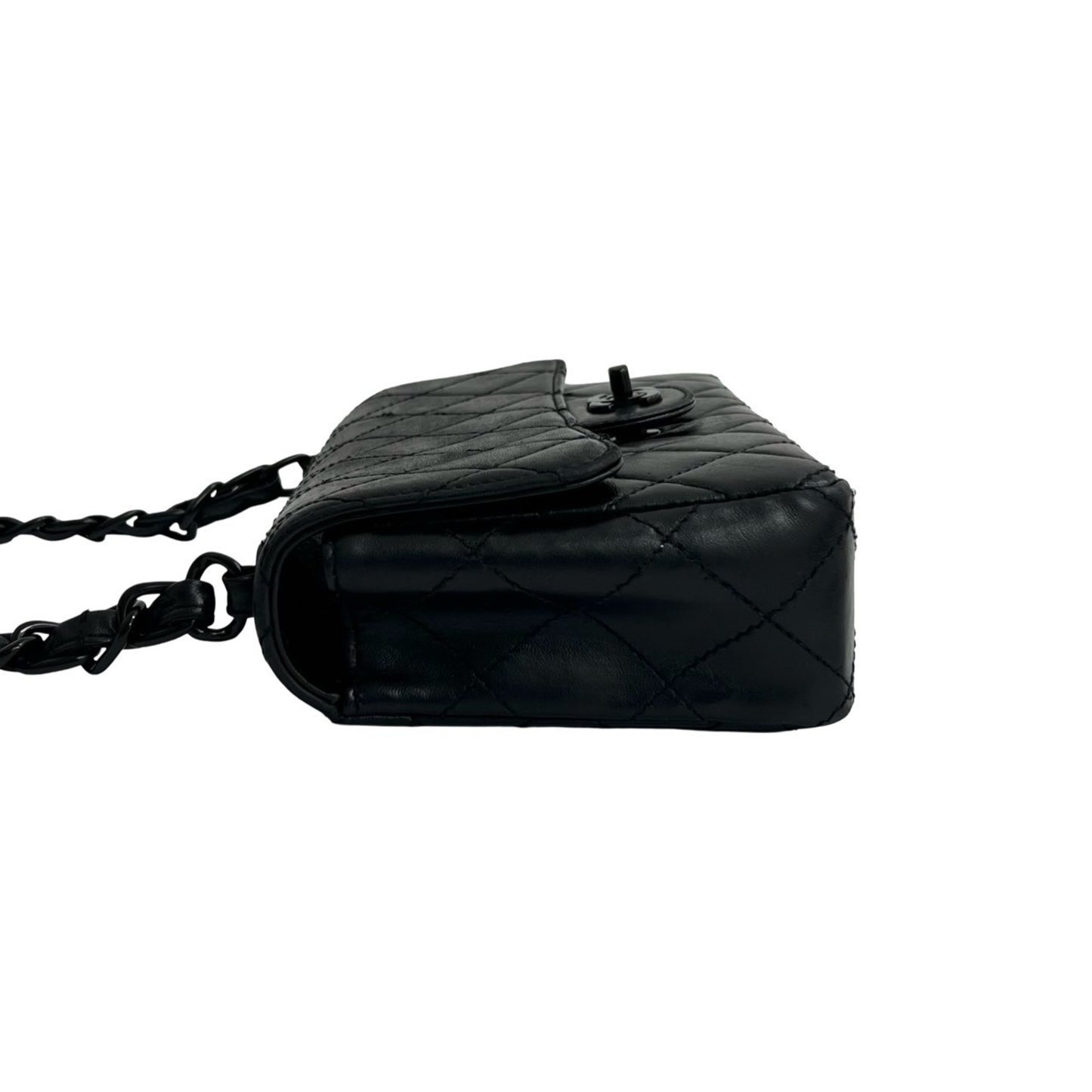 Chanel Matelasse Coco Lambskin Leather Chain Shoulder Bag