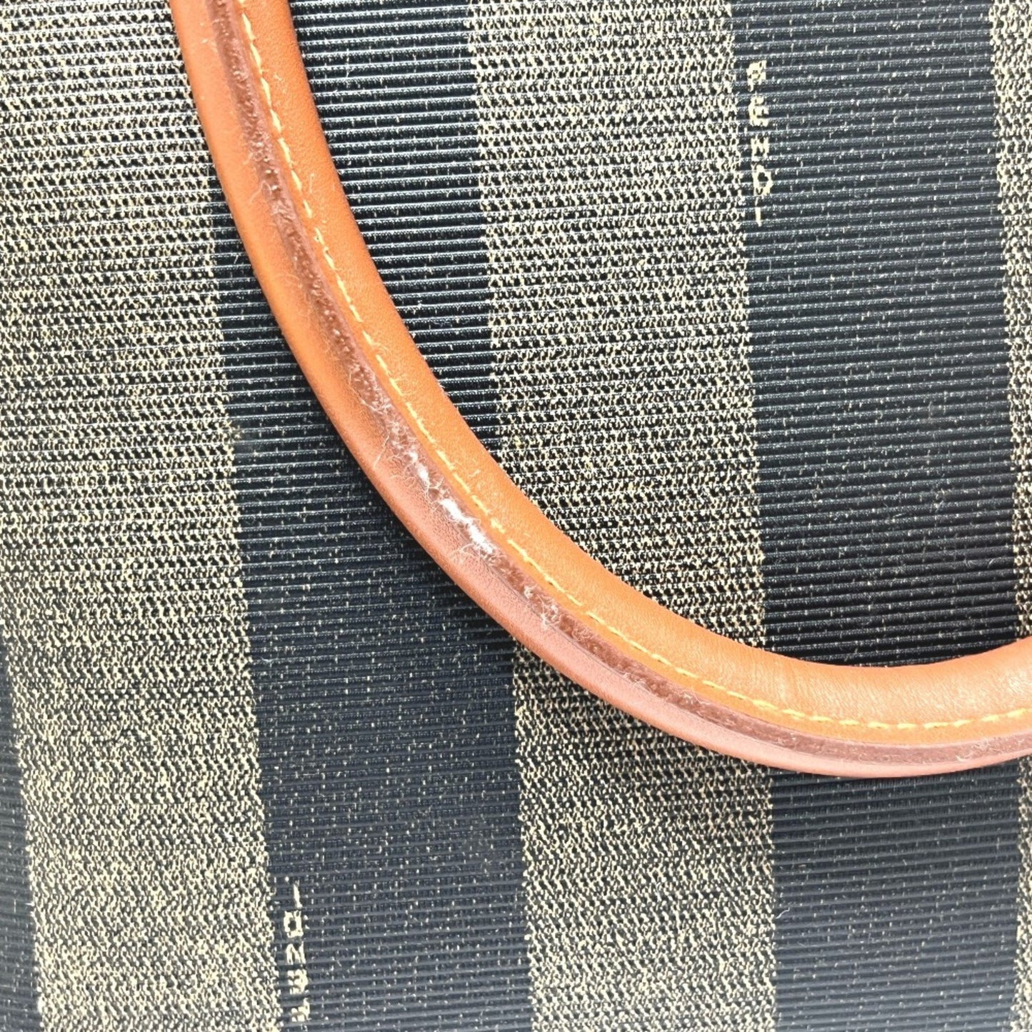 Fendi Pecan Bowling 2-Way Bag Shoulder Crossbody Handbag Leather