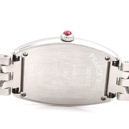 Franck Muller Women'S Tonneau Curvex Battery-Operated Watch With Pink Guilloche Design