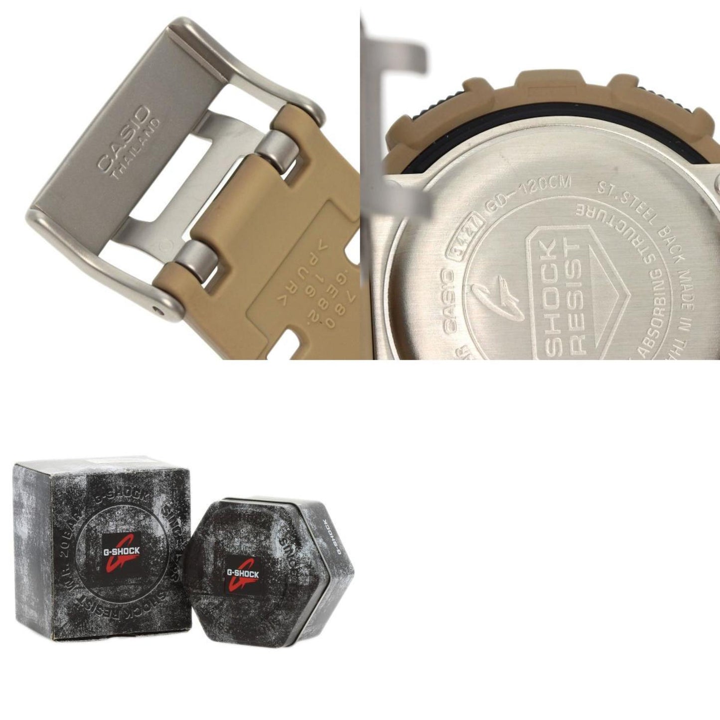 Casio Gd-120Cm G-Shock Camouflage Watch Stainless Steel Resin