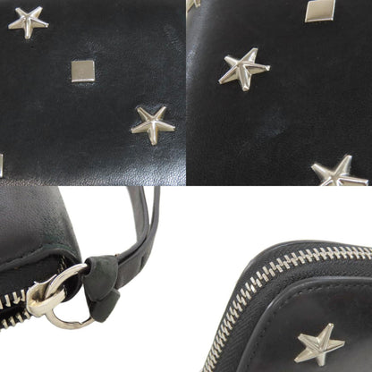 Jimmy Choo Studded Star Motif Bi-Fold Wallet Leather