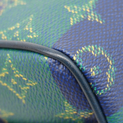 Louis Vuitton Monogram Heritage Keepall Bandouliere 25 Handbag M25786 Blue Stripe 2-Way Bag