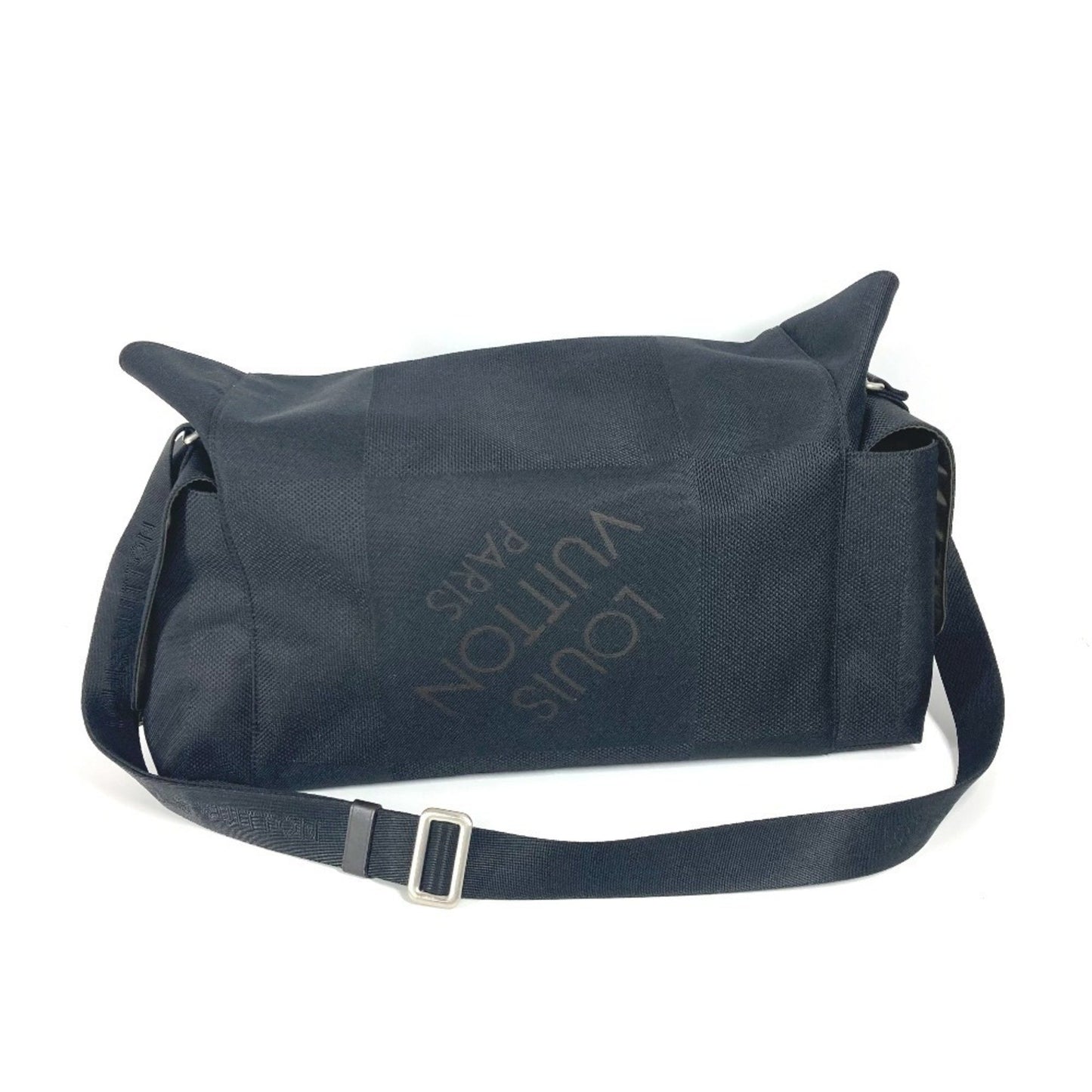 Louis Vuitton M93076 Damier Geant Perrier Crossbody Bag Flap Shoulder Canvas