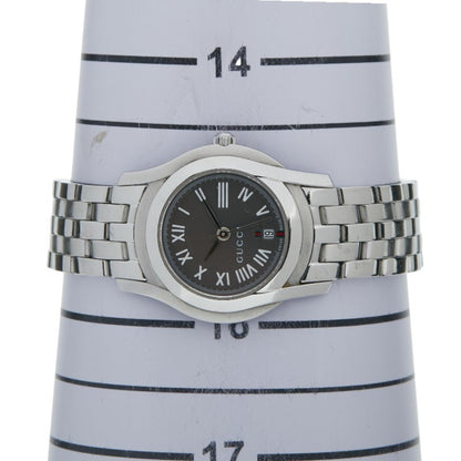 Gucci G-Class Watch 5500L Quartz Gray Dial Stainless Steel