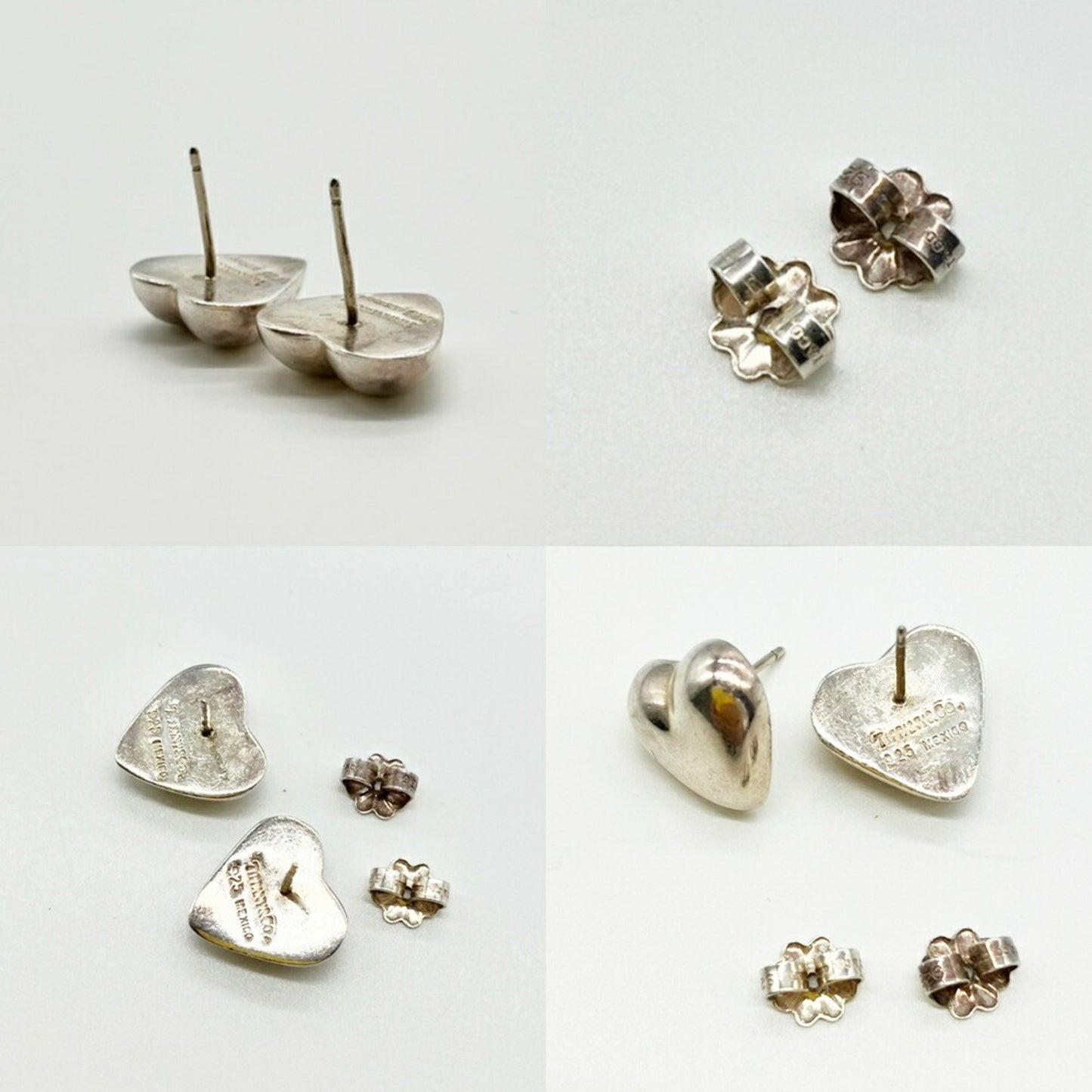 Tiffany Heart Motif Earrings In 925 Silver. Tiffany & Co.