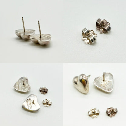 Tiffany Heart Motif Earrings In 925 Silver. Tiffany & Co.