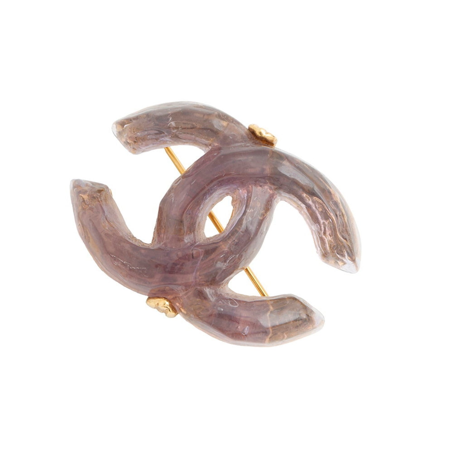 Chanel Coco Mark Plastic Brooch 99P Chanel