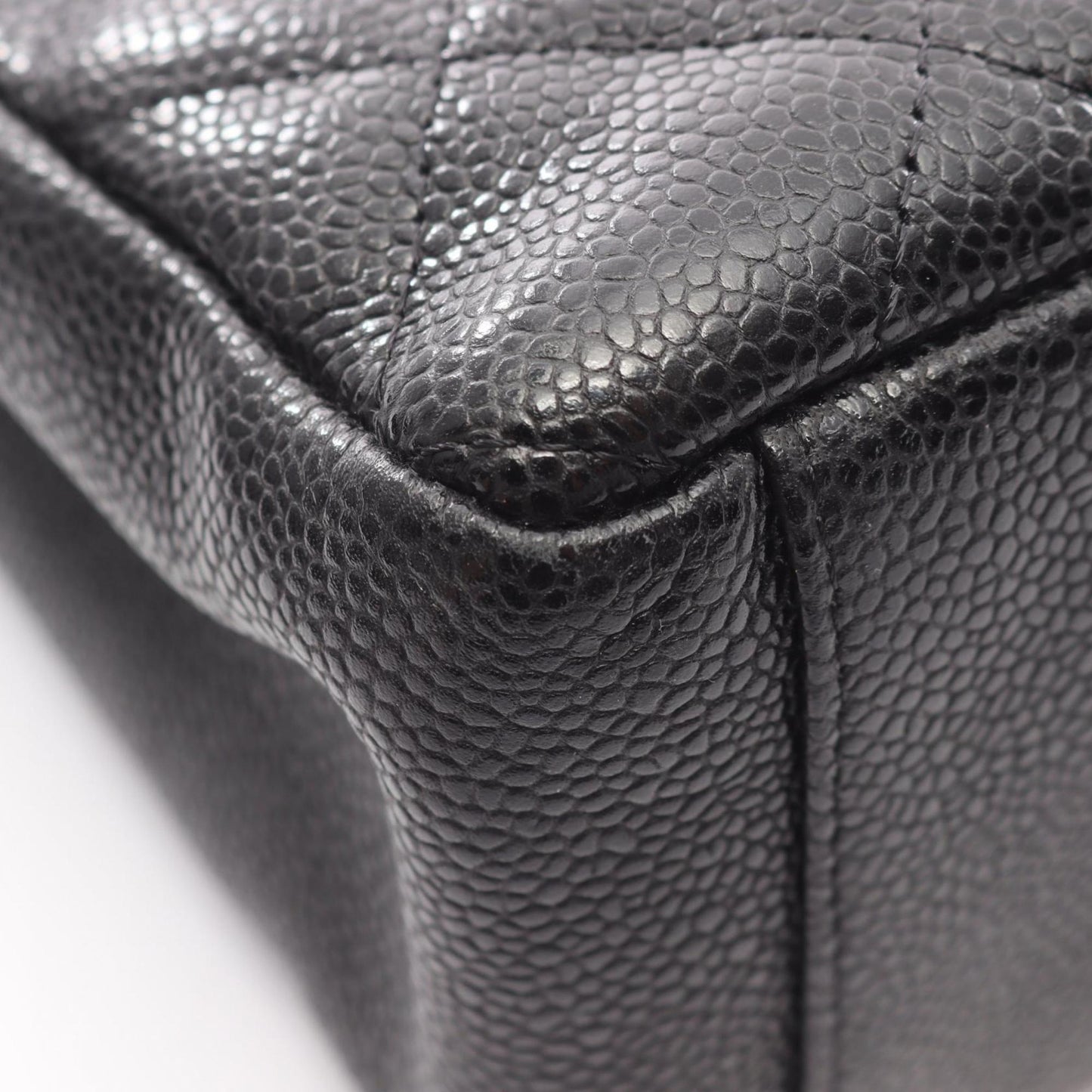 Chanel Matelasse Pst Tote Bag In Grained Calfskin Leather