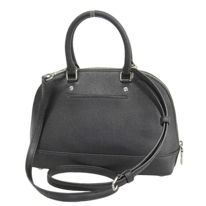 Coach Coach Sierra Satchel Heart Bag Handbag Shoulder Black Red F24609