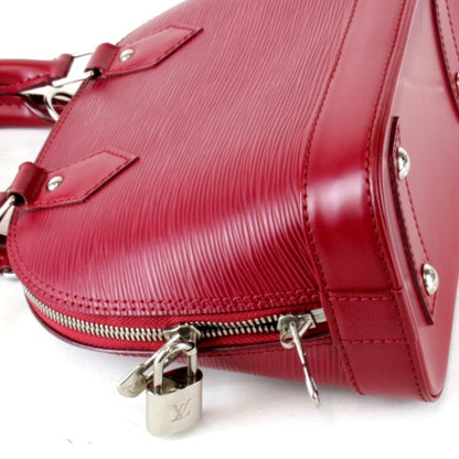 Louis Vuitton Alma Pm M40490 Shoulder Bag Epi Leather Fuchsia