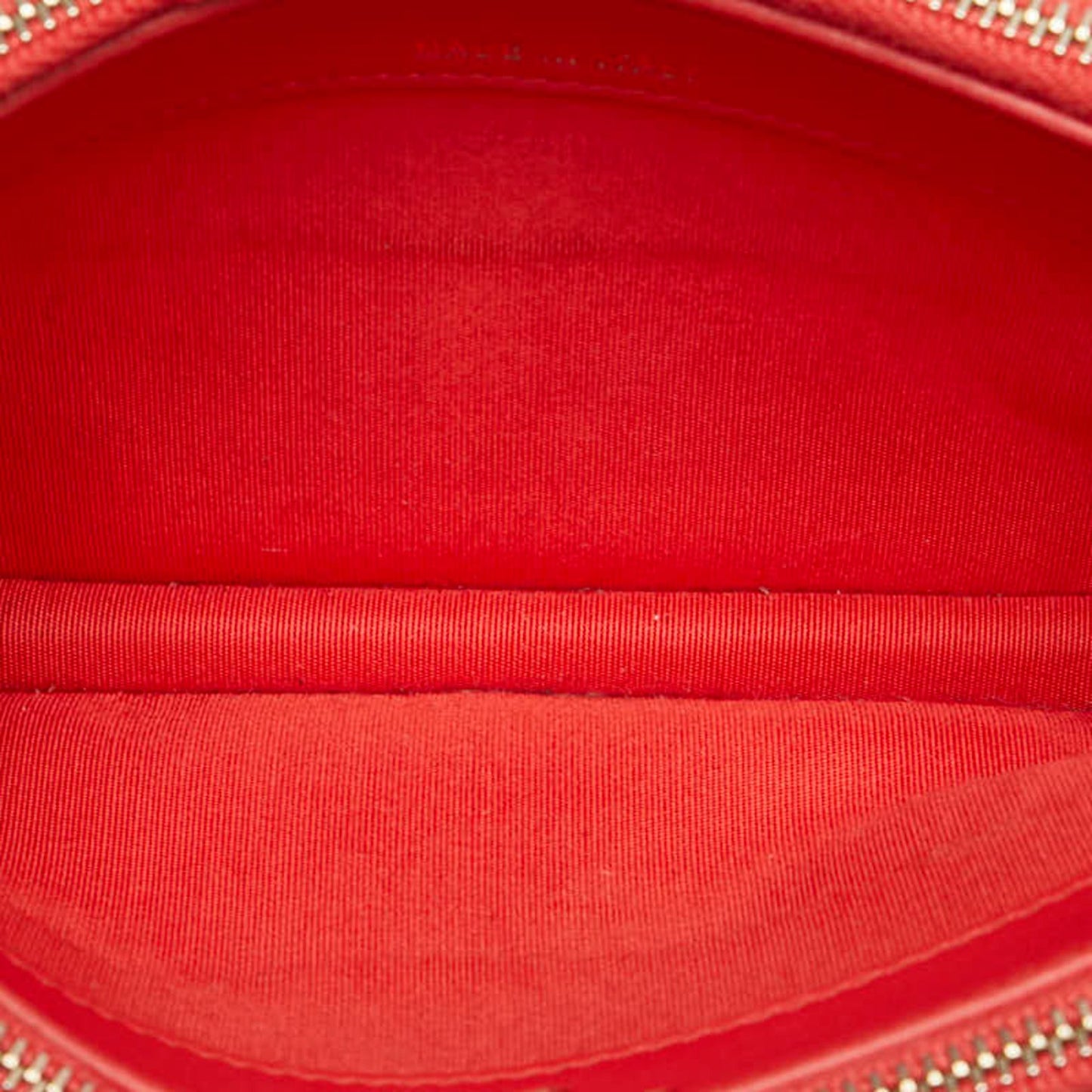 Chanel Coco Mark Tricolor Shoulder Bag Navy White Caviar Skin