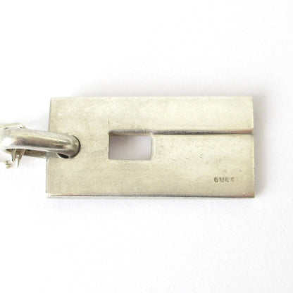 Gucci G Plate Necklace In Sv925 Silver