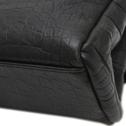 Saint Laurent Paris West Hollywood Shoulder Bag Leather Black Silver Hardware 620663 Bp