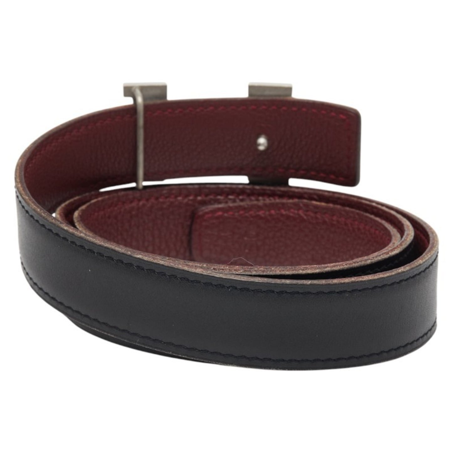 Hermes Herms Constance H-Buckle Reversible Belt