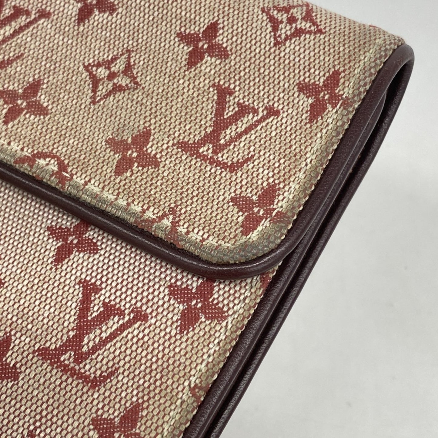 Louis Vuitton Monogram Mini Tri-Fold Wallet Porte Tresor International M92244