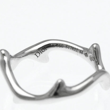 Christian Dior Bois De Rose Ring White Gold (18K) Fashion No Stone Band Ring Silver