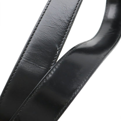 Bvlgari Rettangolo Belt In Black Leather