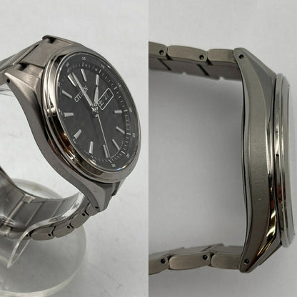 Citizen Attesa Day Date Eco-Drive Radio-Controlled Wristwatch At6040-58E D4