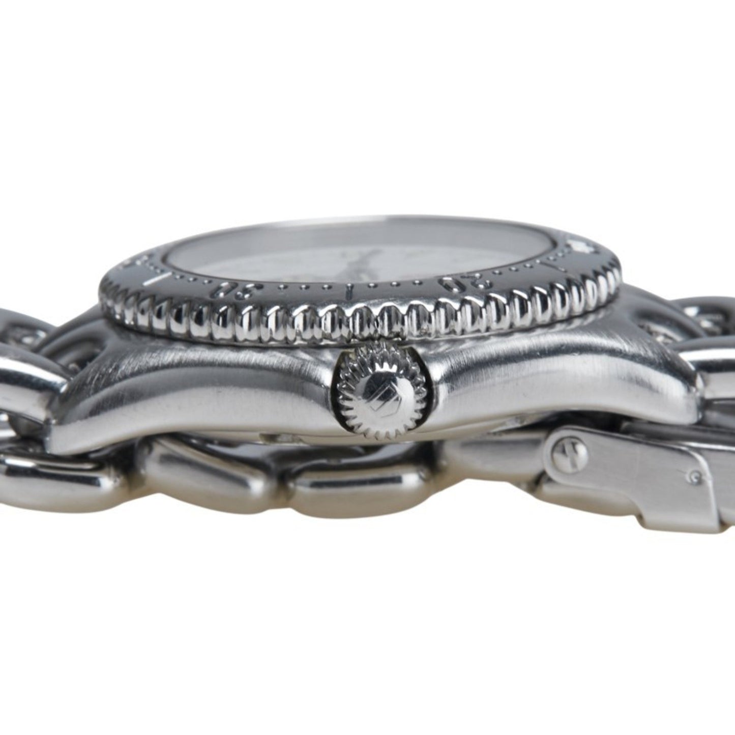 Tag Heuer Cell Watch Wg1312-0 Quartz White Dial Stainless Steel