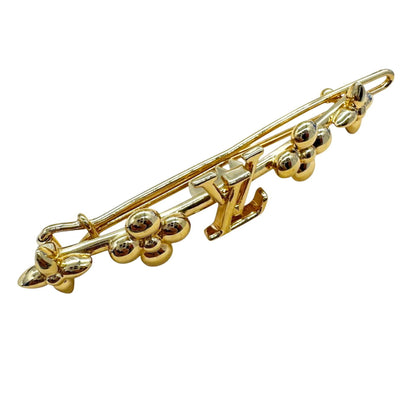 Louis Vuitton Baby Louis Barrette Hair Clip Gp M01670 Le5203