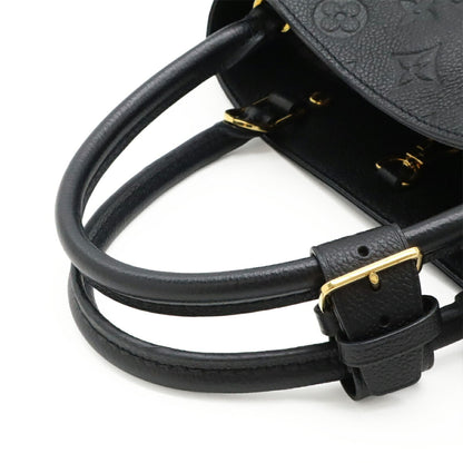 Louis Vuitton Monogram Empreinte Montaigne Mm Handbag/Shoulder Bag In Noir And Black