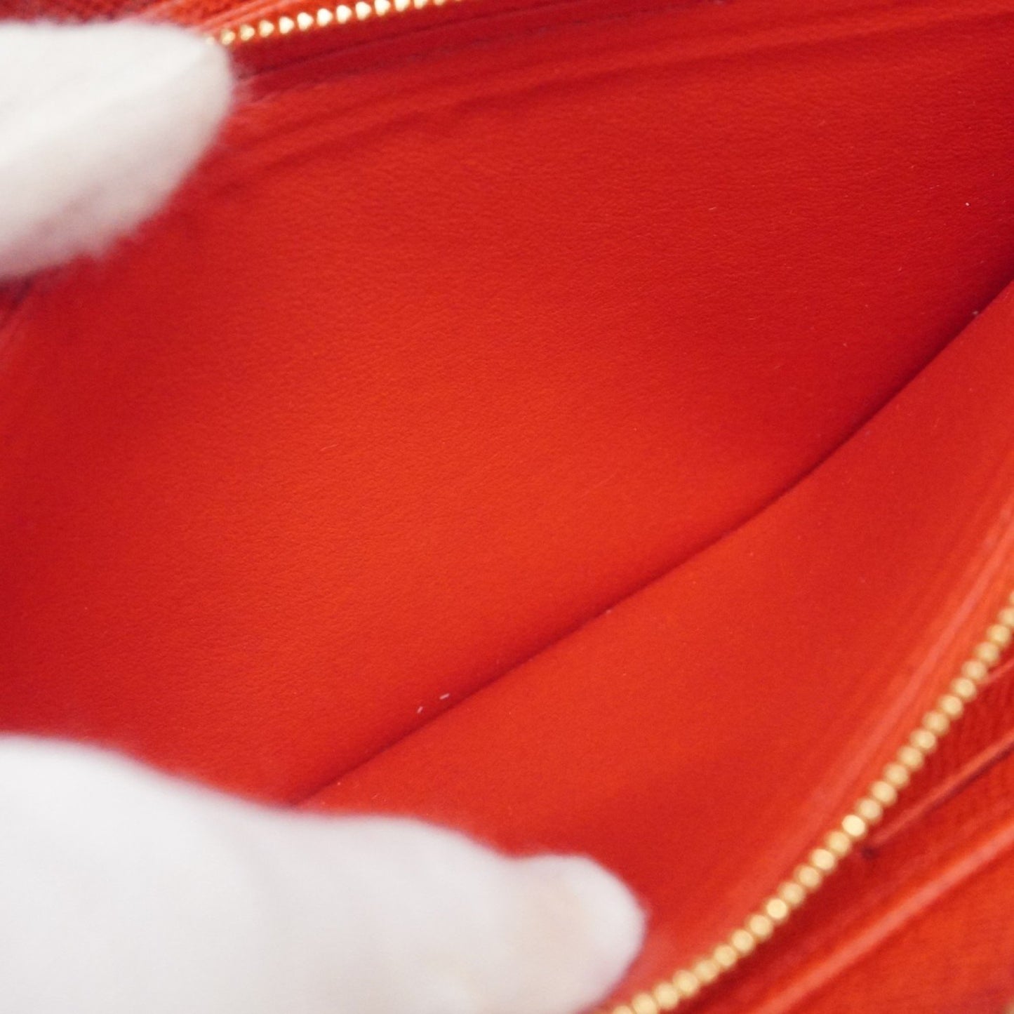 Louis Vuitton Monogram Zippy Wallet M41896 Brown Coquelicot