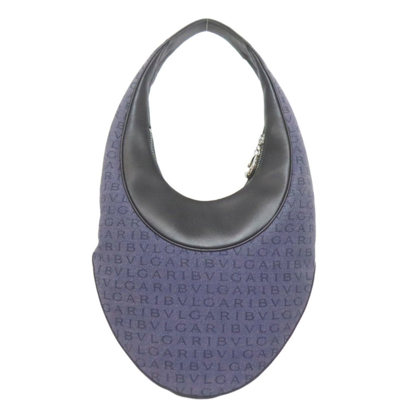 Bvlgari One-Shoulder Logomania Shoulder Bag In Canvas