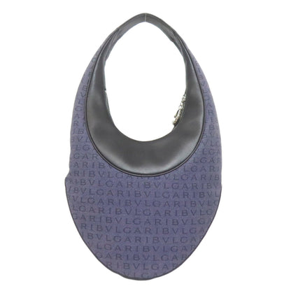 Bvlgari One-Shoulder Logomania Shoulder Bag In Canvas