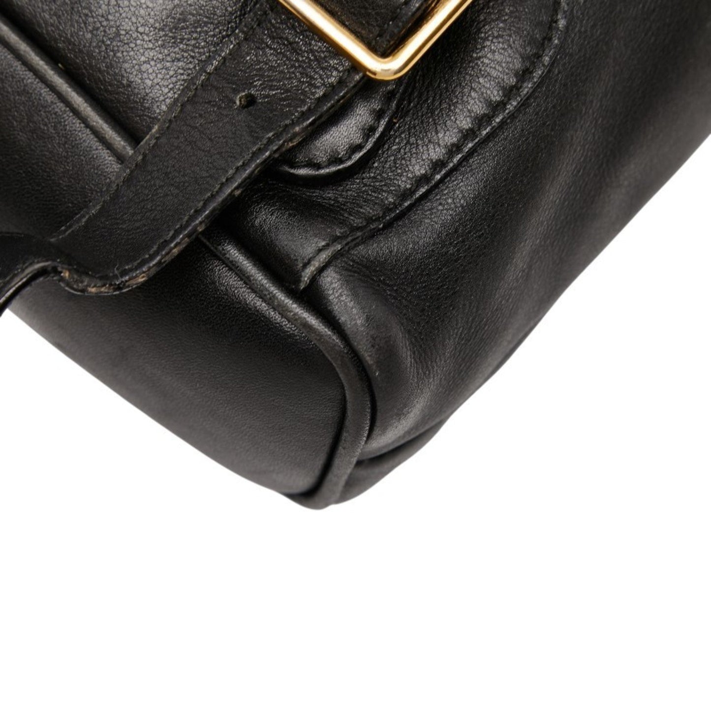 Gucci Bamboo Backpack 003 1705 0030 Black Suede Leather