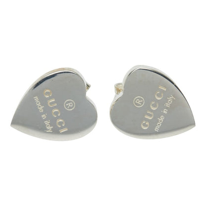 Gucci Heart Stud Earrings Sv925 Silver