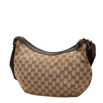 Gucci Gg Canvas Crossbody Shoulder Bag 181092 Brown