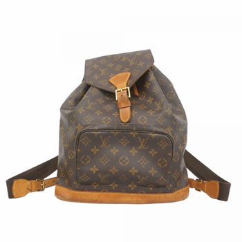 Louis Vuitton Monogram Montsouris Gm Backpack M51135 Brown