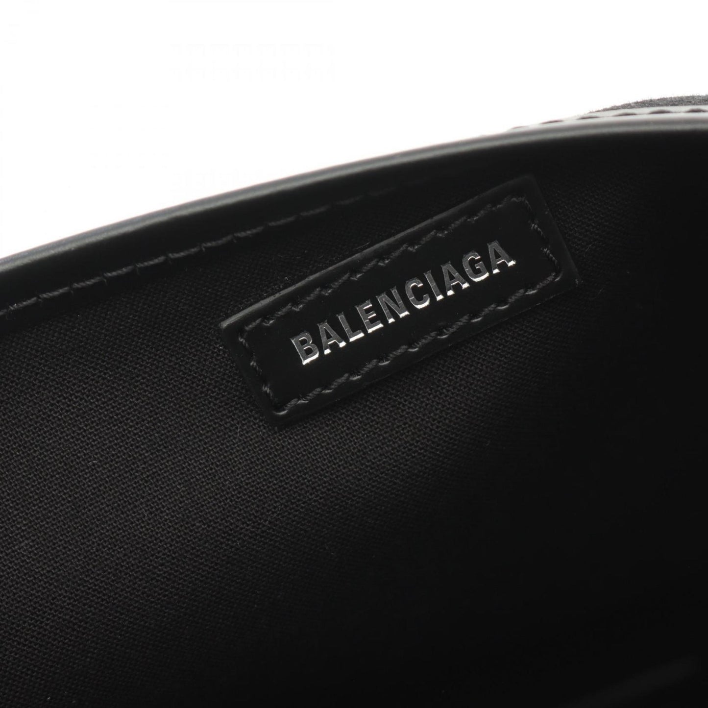 Balenciaga Navy Cabas S Navy Cabas Tote Bag Canvas Leather