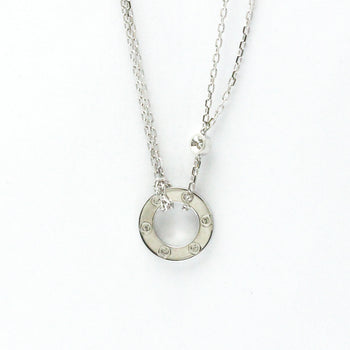 Cartier Love Circle Necklace B7219400 White Gold (18K) Diamond Men
