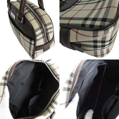 Burberry Handbag Canvas And Leather In Beige