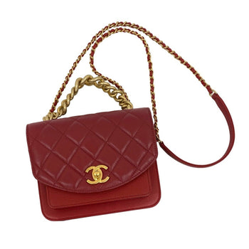 Chanel Small Flap Caviar And Calf Leather 2-Way Hand/Shoulder Bag