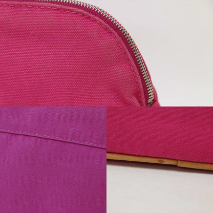 Hermes Bolide Pouch Mm Canvas Cotton Pink