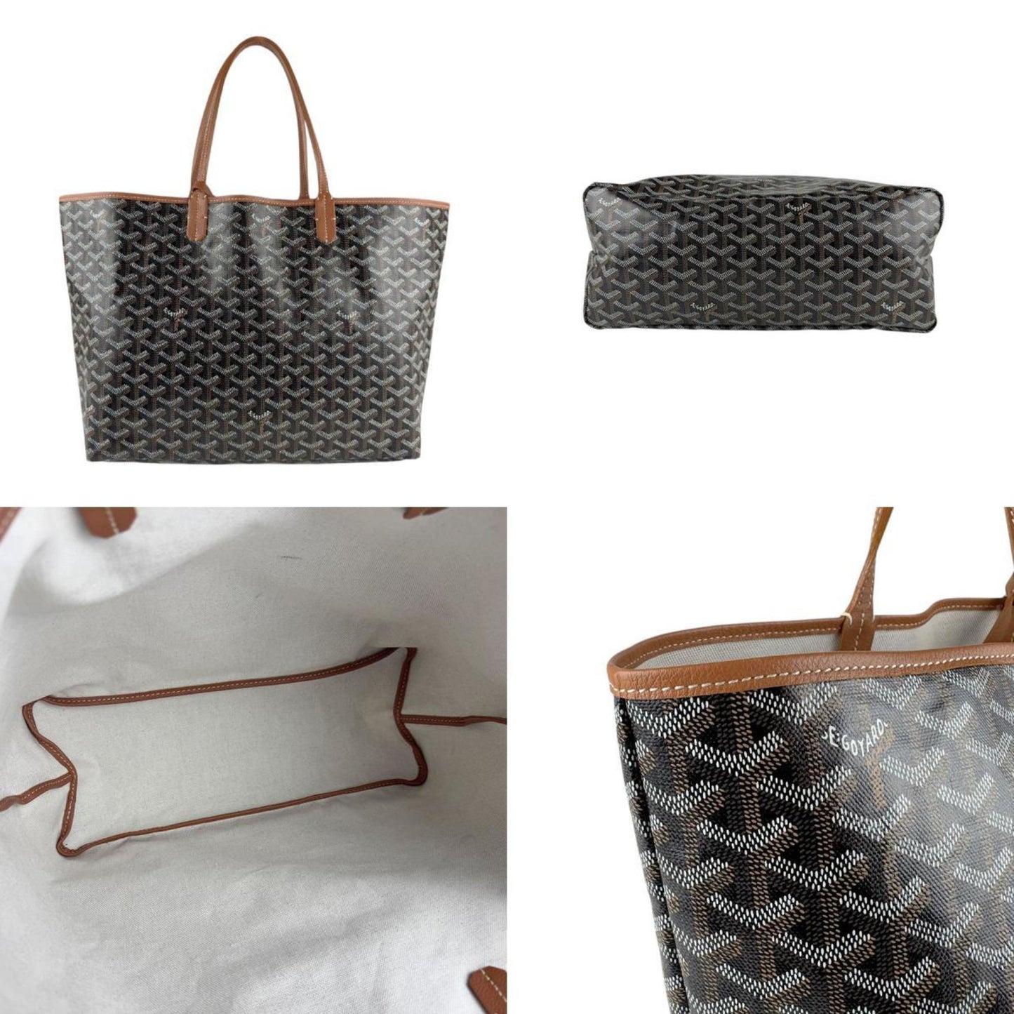Goyard Saint Louis Pm Tote Bag In Brown