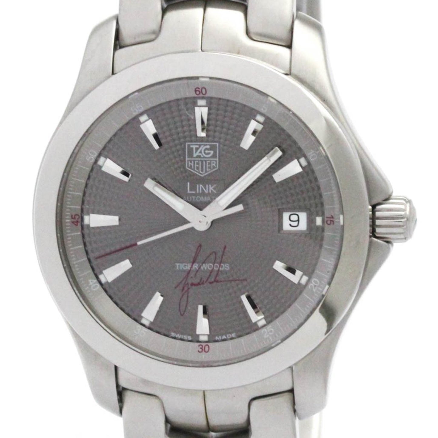 Tag Heuer Link Tiger Woods Ltd Edition Automatic Watch Wjf2113 Polished