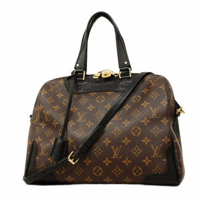 Louis Vuitton Monogram Macassar Retiro Handbag M50058 Noir 2-Way Bag