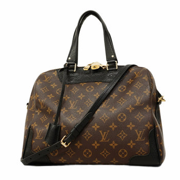 Louis Vuitton Monogram Macassar Retiro Handbag M50058 Noir 2-Way Bag